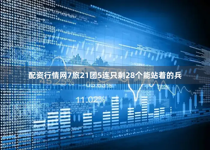 配资行情网7旅21团5连只剩28个能站着的兵