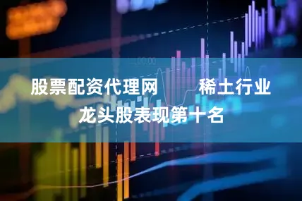 股票配资代理网        稀土行业龙头股表现第十名